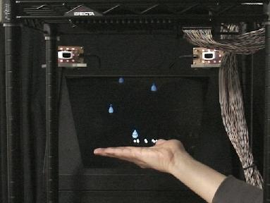 В Японии создали трехмерный сенсорный дисплей