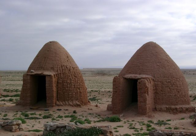 Заброшенная марокканская воинская часть в Западной Сахаре