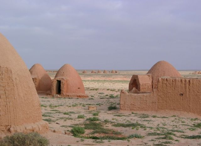 Заброшенная марокканская воинская часть в Западной Сахаре