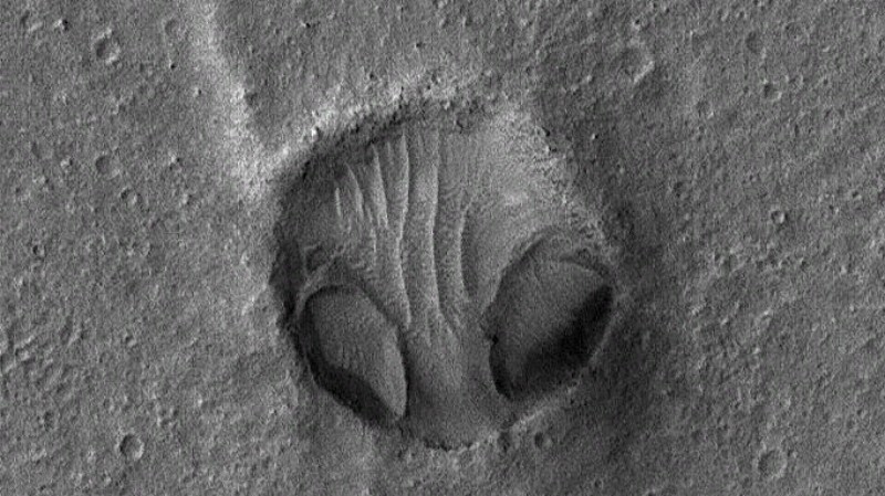 На снимках НАСА разглядели «голову сердитого пришельца»
