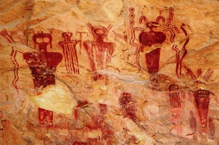 Уфологи: Древние картины индейцев Апачи доказали факт существования пришельцев