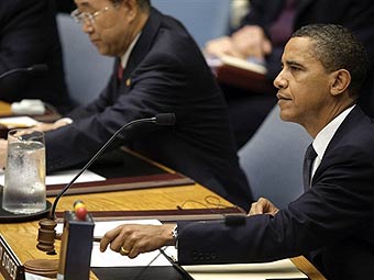 Барак Обама на заседании Совбеза ООН