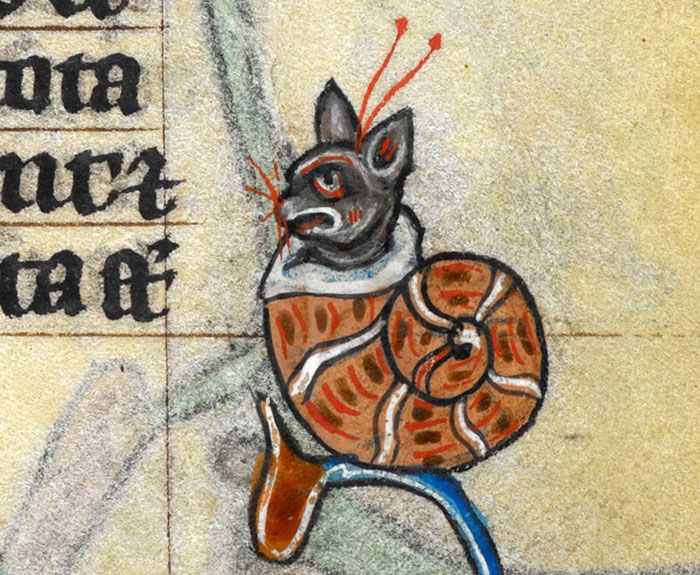 Коты на картинах художников средневековья
