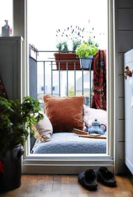 Лучшие идеи для обустройства маленького балкона. Фото