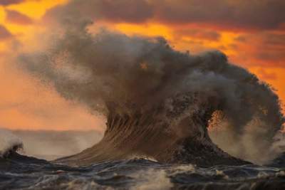 Волны озера Эри в удивительных снимках. Фото