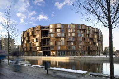 Так выглядит студенческое общежитие будущего в Копенгагене. Фото