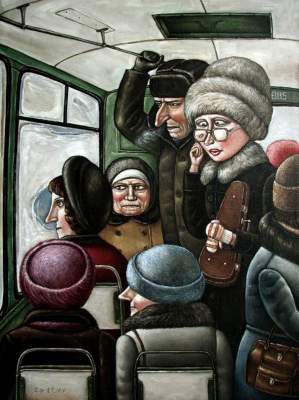 Советская эпоха в картинах украинской художницы. Фото
