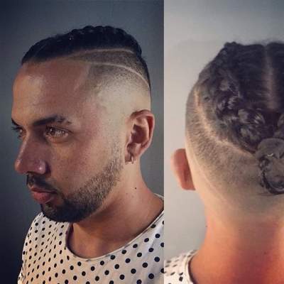 Новый тренд: мужчины заплетают себе косы. Фото