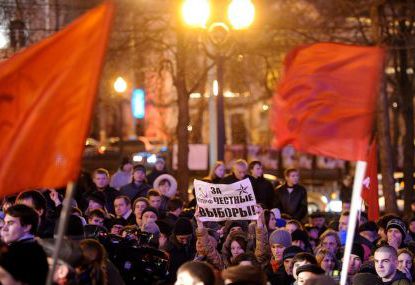 В России задерживают за акции против результатов выборов