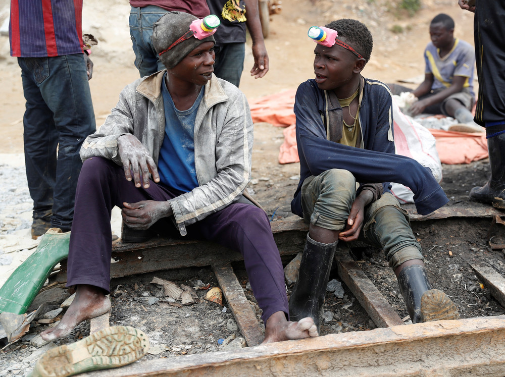 Добыча золота в Конго