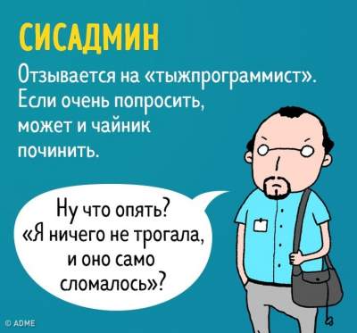 Типы офисных сотрудников в веселых комиксах