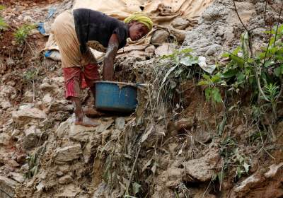 Как в Конго нелегально добывают золото. Фото
