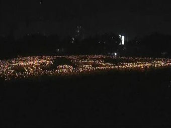 В Индонезии провели рекордное факельное шествие