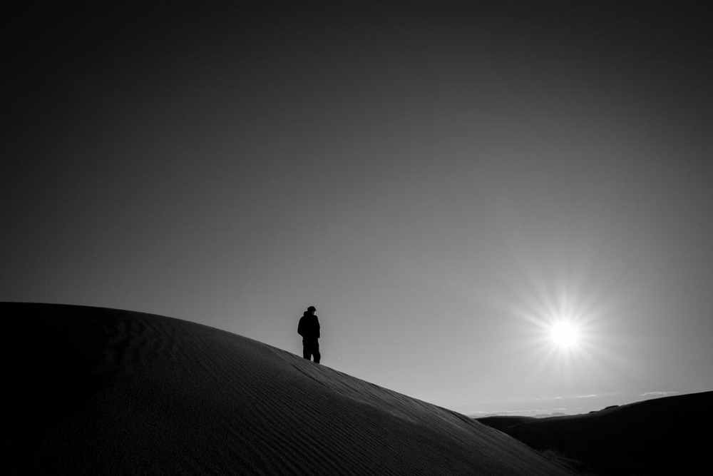 Одинокие странники в мексиканской пустыне