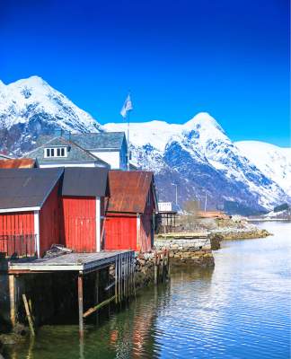 Волшебные пейзажи сказочной Норвегии. Фото