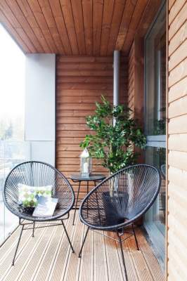 Вдохновляющие идеи интерьера небольшого балкона. Фото