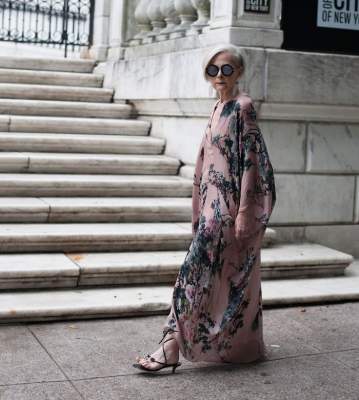 Гламурная бабушка покорила мир своими нарядами. Фото