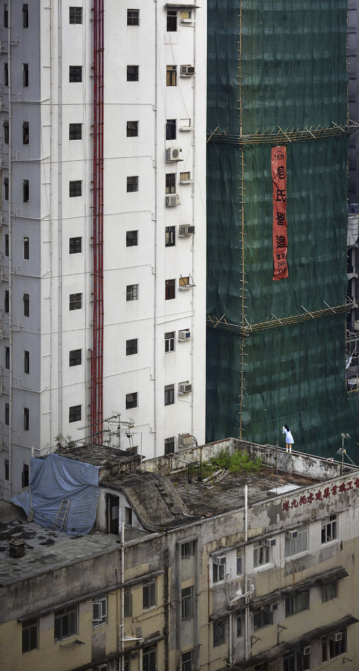 Люди, живущие на крышах Гонконга. ФОТО