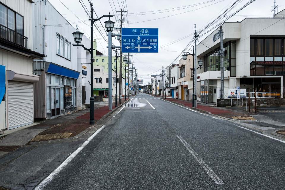 Заброшенные улицы Фукусимы спустя 7 лет после ядерной катастрофы