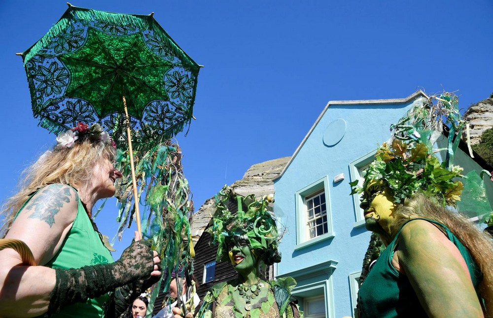 Традиционный фестиваль Jack In The Green в Великобритании