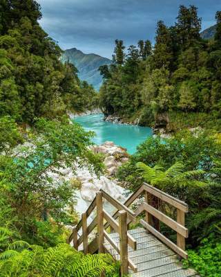 Неземные пейзажи Новой Зеландии. Фото