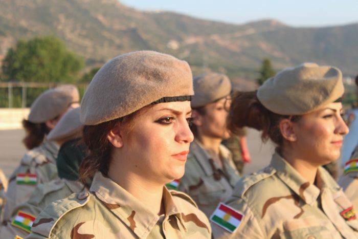 Курдские женщины-бойцы. ФОТО