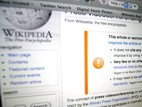 Wikipedia не будет функционировать сутки в знак протеста 