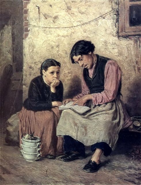 Жизнь людей в XIX веке на картинах Василия Перова