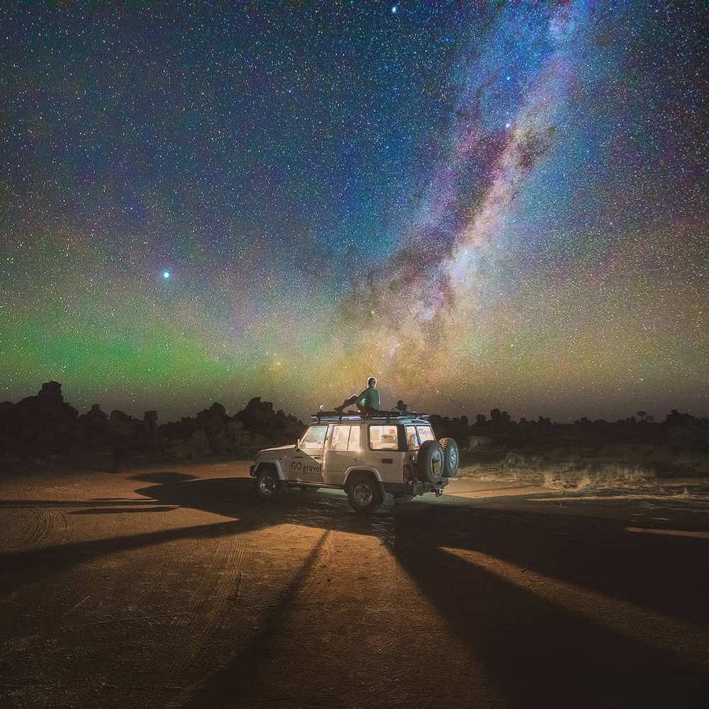 Звездное небо над пустыней Намиб от Даниила Коржонова