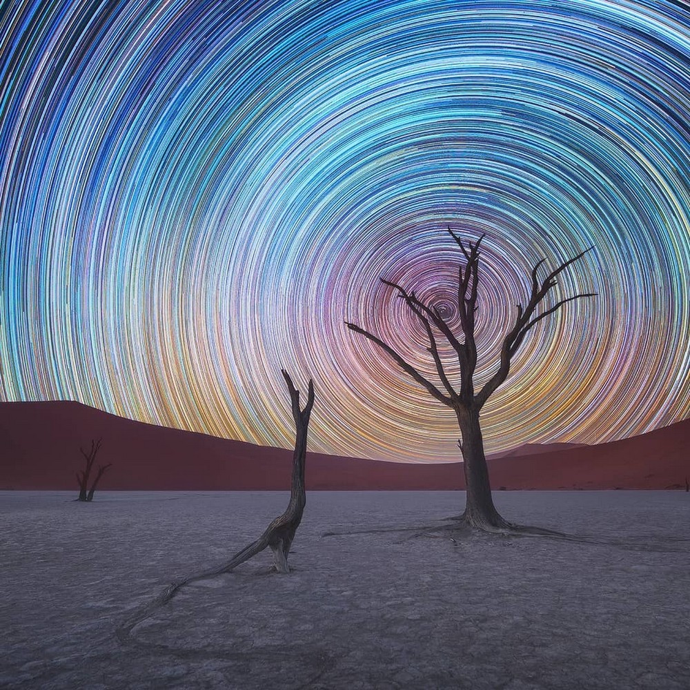 Звездное небо над пустыней Намиб от Даниила Коржонова