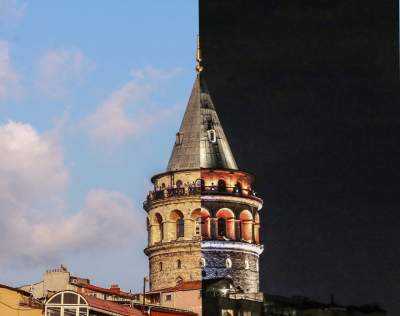 Фотограф показал, как преображается Стамбул ночью. Фото