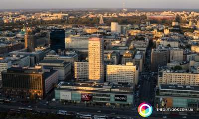 Варшава в уникальных снимках, сделанных с большой высоты. Фото