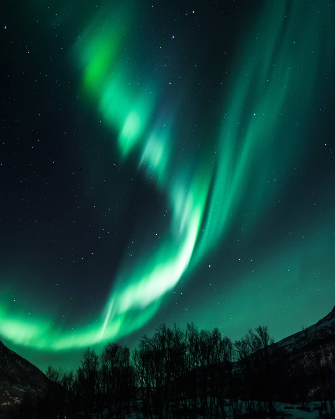 Ночные пейзажи Норвегии от Криса Робина Сивертсена