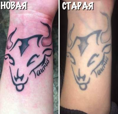 Как со временем меняются татуировки. Фото
