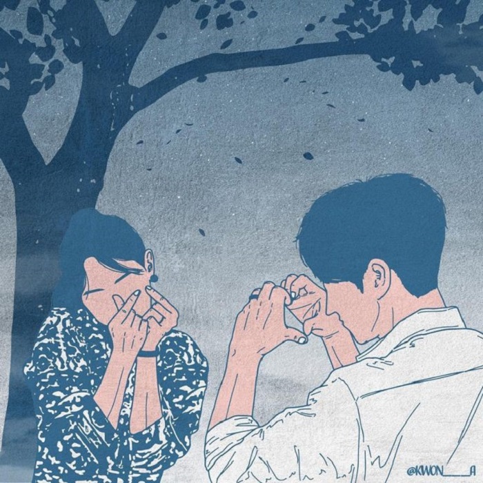 Нежные иллюстрации о любви, которая живет даже после ссор и скандалов. ФОТО