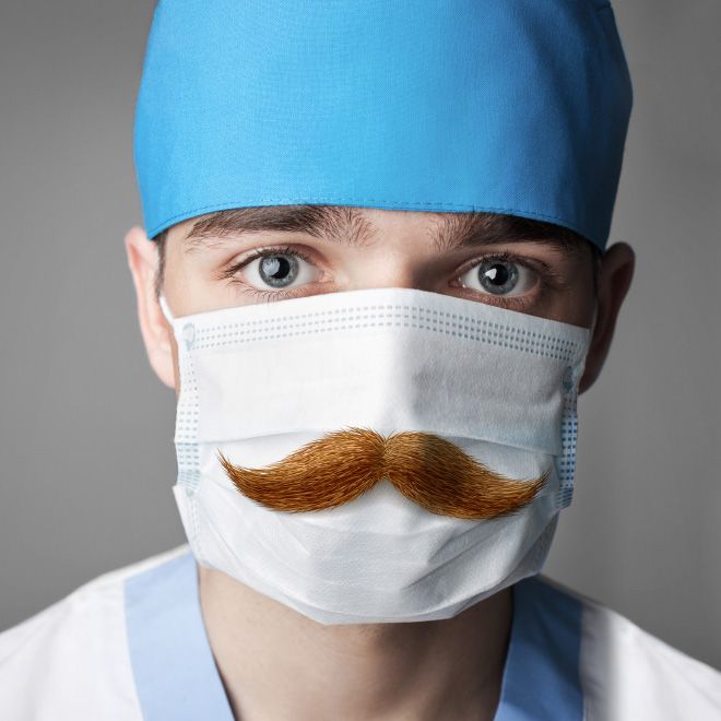 Фото: Смешные хирургические маски, которые веселят пациентов 