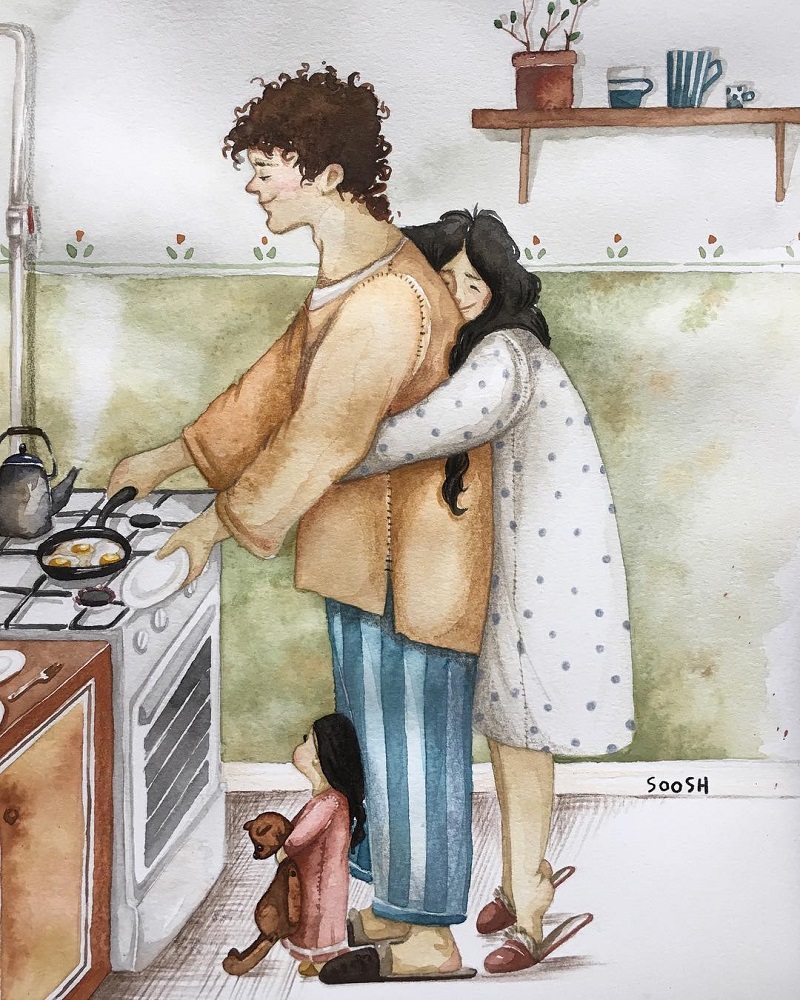 30 теплых иллюстраций о семье, которые растопят даже ледяное сердце. ФОТО