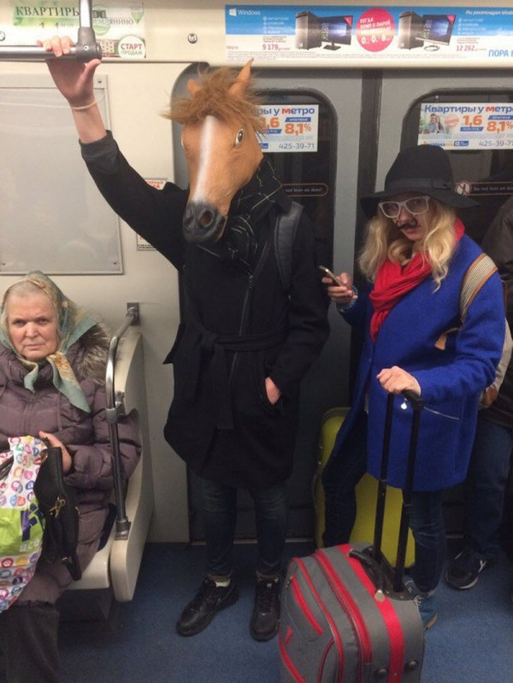 Люди, которые подняли настроение всем в вагоне метро. ФОТО