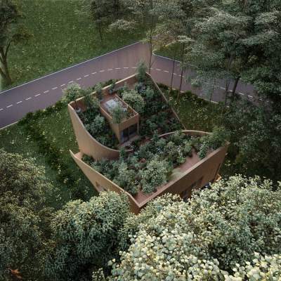 Создан уникальный дом с огородом на крыше. Фото