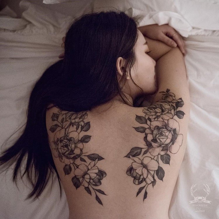 Изящные татуировки от Зихвы Хондэ