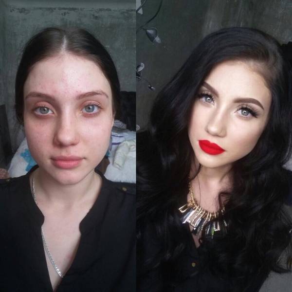 Фото: Эти снимки доказывают, что с помощью макияжа можно творить настоящие чудеса (Фото)