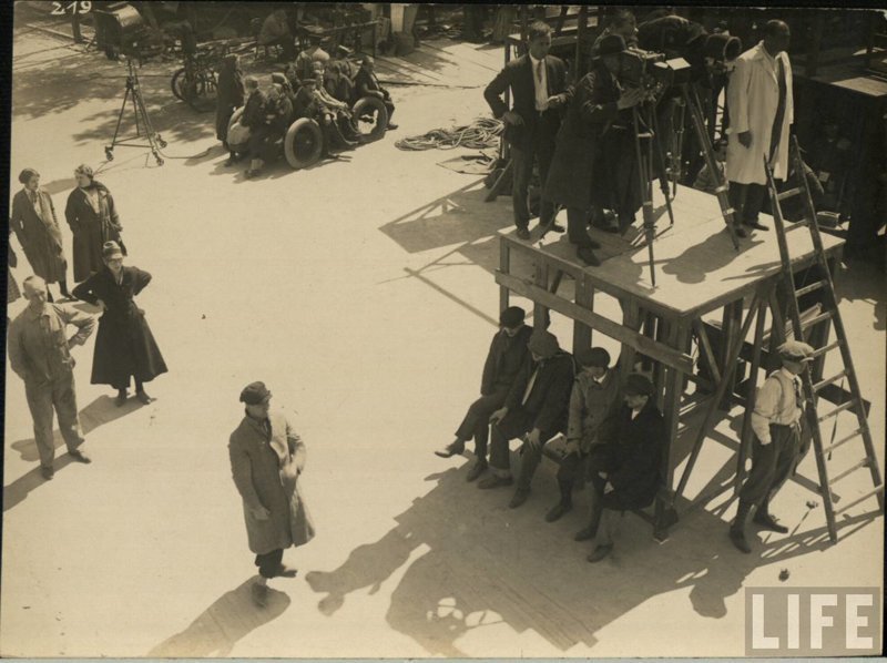 Редкие фотографии со съёмочных площадок 1920-х годов