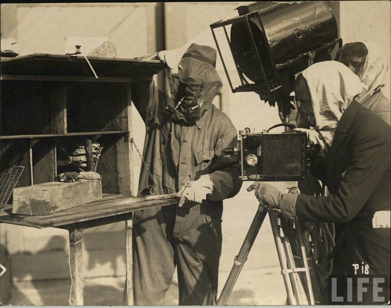 Редкие фотографии со съёмочных площадок 1920-х годов