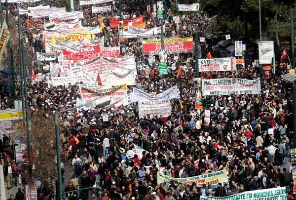 В Греции началась 48-часовая всеобщая забастовка