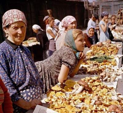 Советские рынки в колоритных снимках. Фото