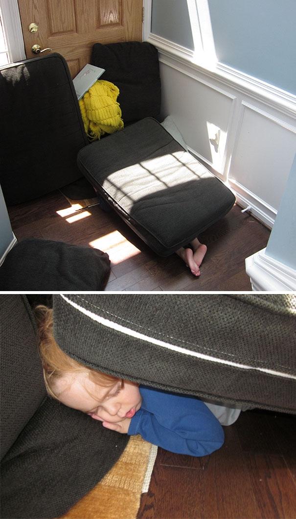17 снимков, доказывающих, что дети могут спать где угодно (ФОТО)