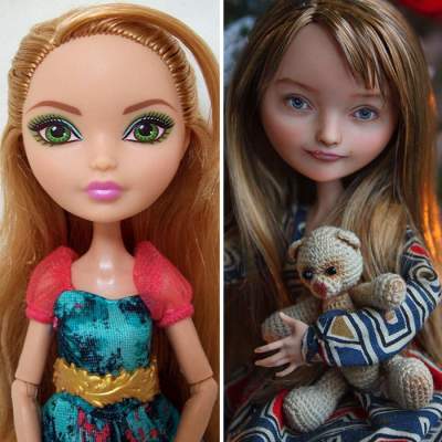 Украинская художница создает кукол, сильно похожих на людей. Фото
