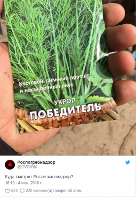 Укроп «Победитель»: в российских магазинах обнаружили «зраду»