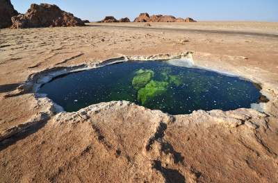 Инопланетные пейзажи эфиопской соляной пустыни. Фото