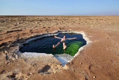 Инопланетные пейзажи эфиопской соляной пустыни. Фото